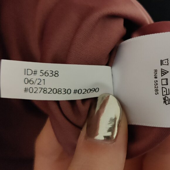 Express XS Womens Cocktail Dress - NEW (Dusty Pink/Rose V-Neck Wrap Dress) - Picture 6 of 6